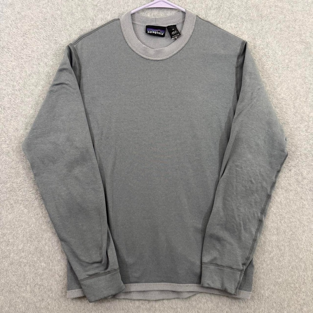 Patagonia R5 Regulator Fleece Crewneck Pullover Men's M Gray Made in USA